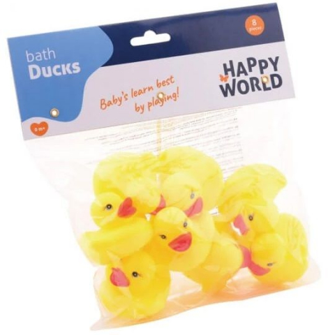 Set 8 ratuste din cauciuc pentru baie, 5.5x5.5x4 cm [3]