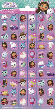 Lucru manual copii - Funny Products-Set abtibilduri Gabby s Dollhouse