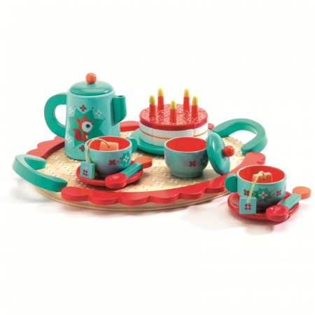 Materiale gradinita - Djeco-Set-vesela-aniversare-Scenariu-joc-de-rol