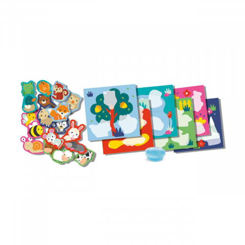 SES Creative-Set Autocolante Animale-Unde Locuiesc [1]