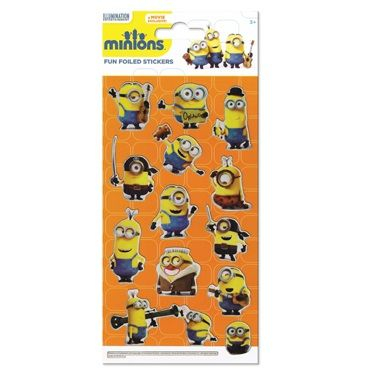 Oktató játékok - Set autocolante reutilizabile Minions, 110x245 mm