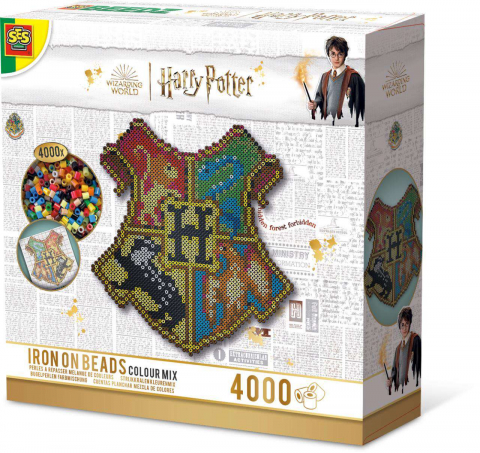 Jucarii educative - SES Creative-Set Beedz-Emblema Hogwards Harry Potter