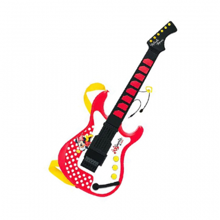 Zenei eszközök gyerekeknek - Reig-Musicales-Set-chitara-cu-microfon-Minnie