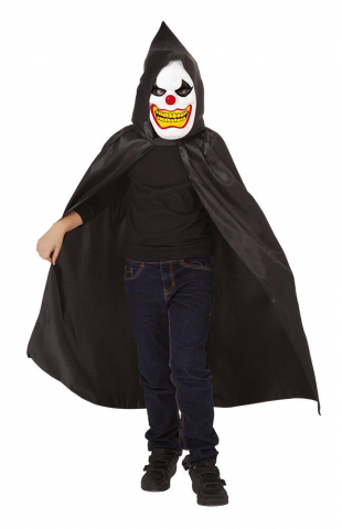 Gyerek Halloween jelmezek - Set Clovn - Pelerina si masca
