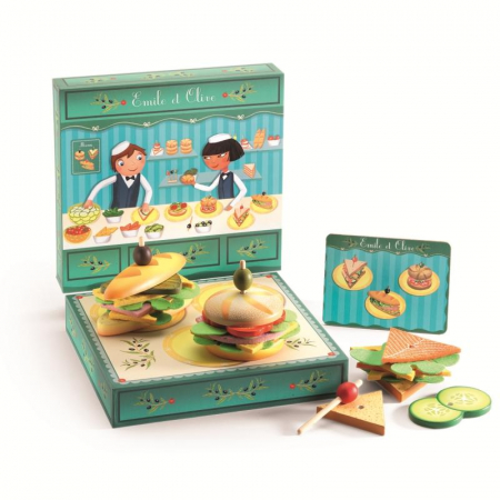 Gyerekkonyhák - Djeco-Set-confectionat-sandvisuri-copii