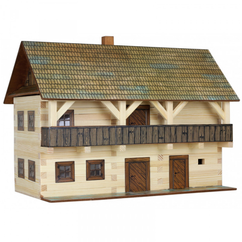Set constructie arhitectura Casa magistratului, 298 piese din lemn, Walachia [3]