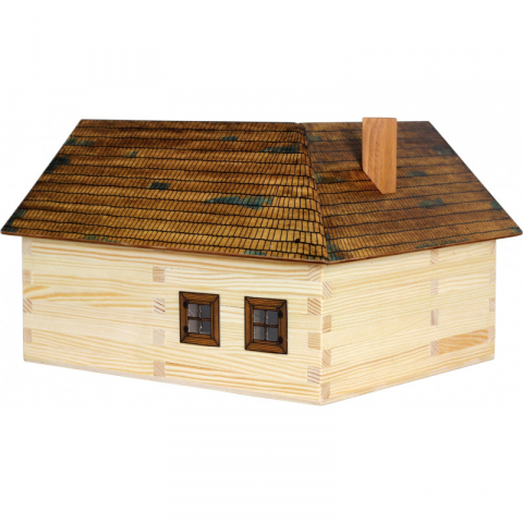 Set constructie arhitectura Casuta ideala, 154 piese din lemn, Walachia [2]
