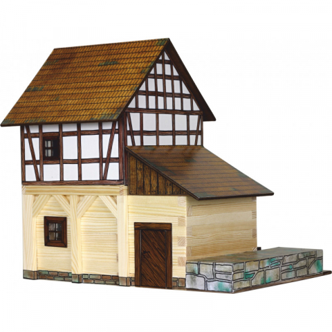 Walachia-Set constructie arhitectura Moara de apa cu grinzi, 172 piese din lemn, Walachia [2]