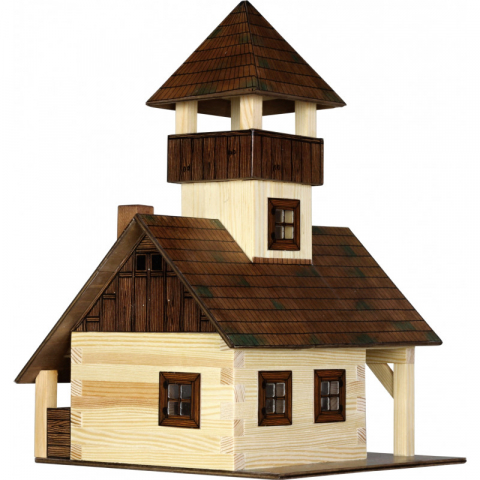 Set constructie arhitectura Refugiu montan, 135 piese din lemn, Walachia [2]