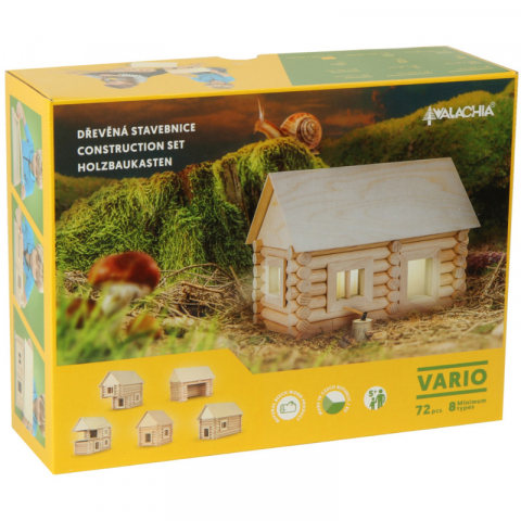 Walachia-Set constructie arhitectura Vario, 72 piese din lemn, Walachia [18]
