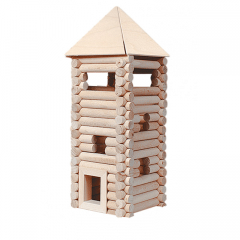 Set constructie arhitectura Vario XL, 184 piese din lemn, Walachia [15]