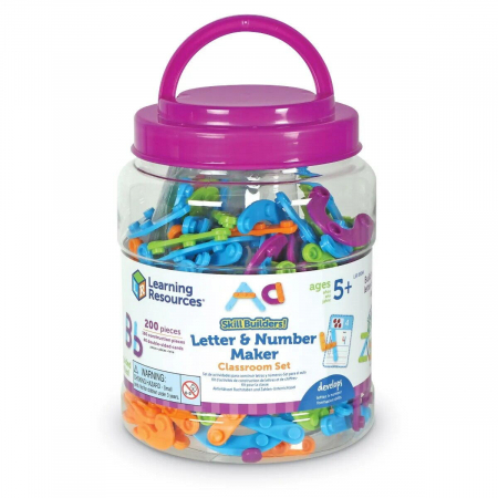 Cadouri botez - Learning Resources Set constructie - Litere si cifre
