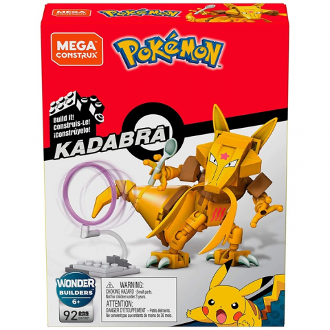 Jucarii 6-8 ani - Pokemon-Set Constructie Pokemon - Kadabra, 92 Piese