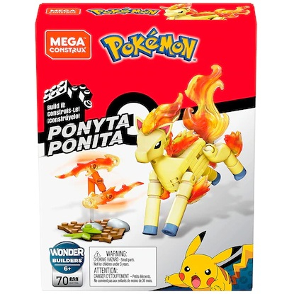 Jucarii 6-8 ani - Pokemon-Set Constructie Pokemon – Ponyta, 70 Piese
