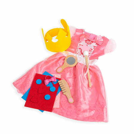 BIGJIGS Toys-Set costum si accesorii de printesa pentru copii [6]