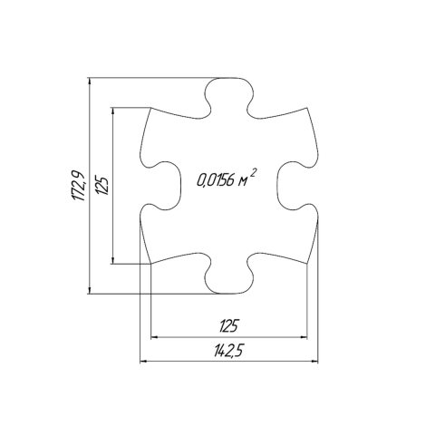 Set covorase ortopedice senzoriale puzzle Mini Puzzle Muffik [1]