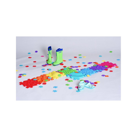 Set Covorase ortopedice senzoriale tip puzzle Curcubeu [2]