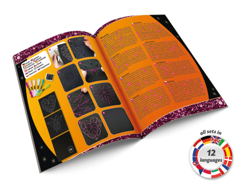 Lena-Set creatie cu snururi Lena, fluture si inima, 8 ani+ [2]