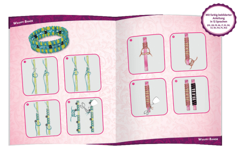 Lena-Set creatie impletit bratari Lena, 6 ani+ [2]