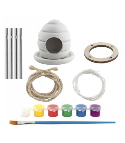 Moxy-Set creativ - Casuta pasarilor cu clopotel de vant [1]