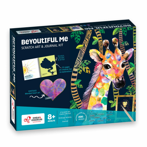 Cadouri copii - Chalk and Chuckles-Set creativ de razuit - Beyoutiful Me