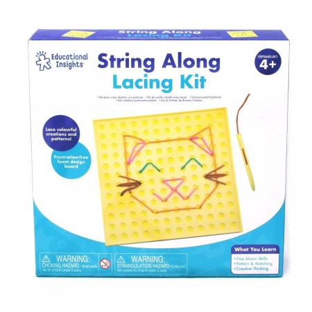 Lucru manual copii - Learning Resources-Set creativ - Desenam cu sireturi