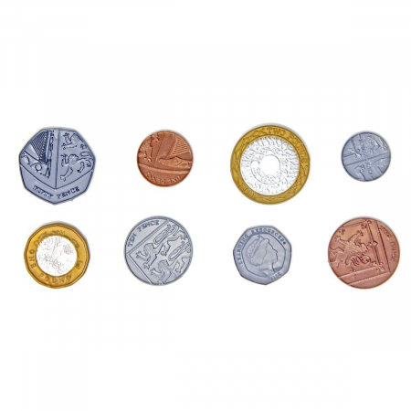Learning Resources - Learning Resources-Set cu 700 monede de jucarie (lire)