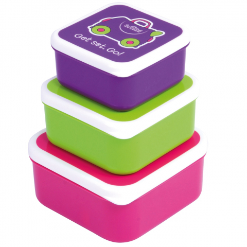 Jucarii 1-3 ani - Trunki-Set cutiute Snack Pots Pink, Trunki