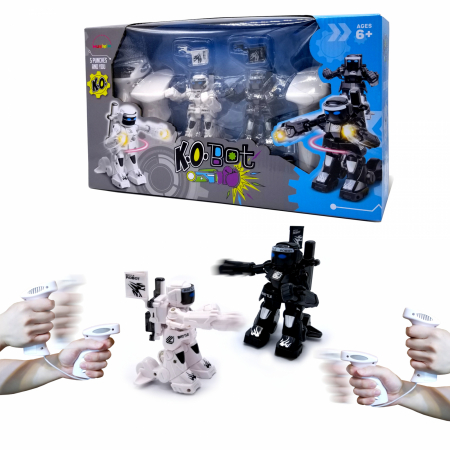 Oktató játékok és játékok - Mukikim-Set-de-2-roboti-cu-telecomanda-pentru-copii-KO-Bot