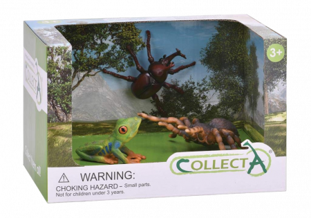 Figurine - Collecta-Set de 3 figurine nevertebrate pictate manual