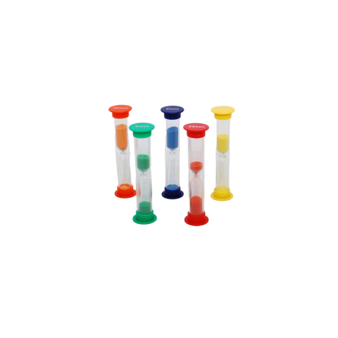 Cadouri copii - Set-de-5-miniclepsidre-cu-nisip-colorat-si-cronometrare-diferita-TickiT