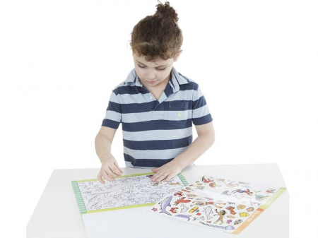 Melissa & Doug Set de abtibilduri cauta si gaseste Aventura [1]