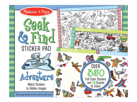 Játékok 6 éves kortól - Melissa & Doug Set de abtibilduri cauta si gaseste Aventura