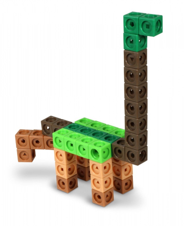 Learning Resources-Set de activitati MathLink Cubes pentru incepatori - Dinozauri [1]