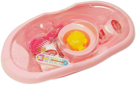 Baba kiegészítők - Klein-Set de baie cu accesorii pentru papusi Coralie