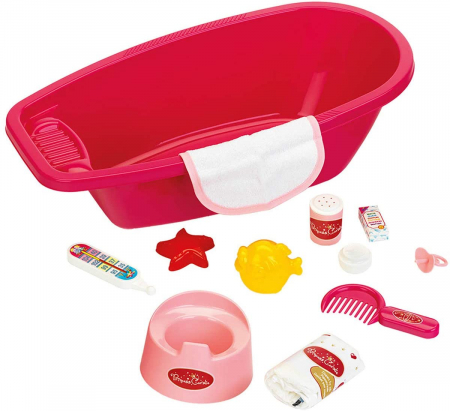 Baba kiegészítők - Klein-Set de baie pentru papusi Coralie