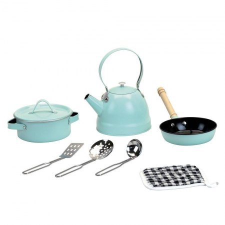 Gyerekkonyhák - Vilac-Set-de-bucatarie-cu-ustensile-vintage-Joc-de-rol