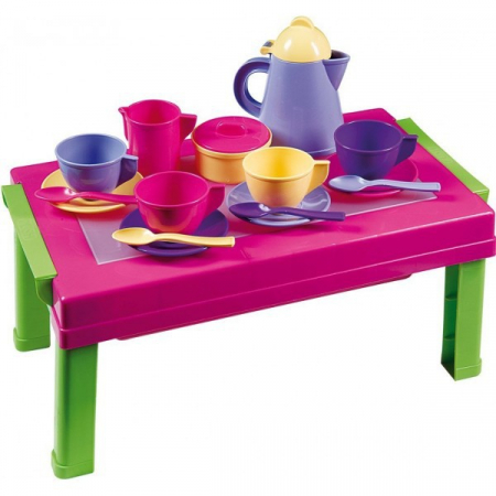 Oktató játékok és játékok - Androni-Giocattoli-Set-de-cafea-cu-masuta-Androni-Giocattoli