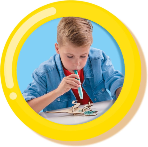 SES Creative-Set De Carioci Cu Aerograf Si Dinozauri De Lemn [4]