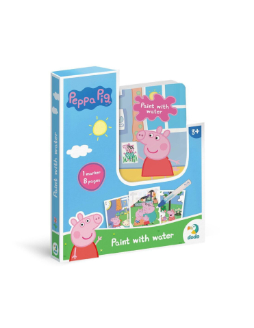 Oktató játékok - Set de colorat cu apa - Peppa Pig