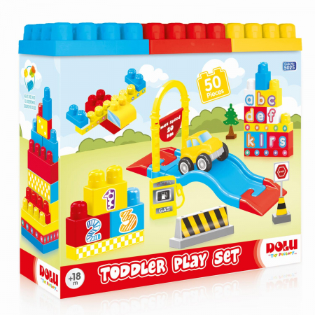 Jucarii educative - Dolu-Set-de-constructie-50-piese