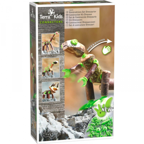 Jucarii 3-5 ani - Haba-Set de constructie dinozauri Terra Kids, Haba