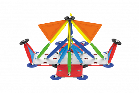 Supermag Set de constructie magnetic Supermag Projects Multicolor 85 piese [5]
