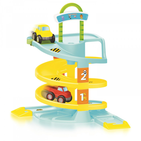 Baba ajándékok - Fisher-Price-Set-de-constructie-Primul-meu-circuit-cu-masinute