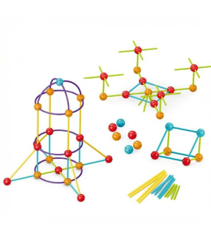 Set de constructie STEAM - Forme 3D (210 piese) [1]