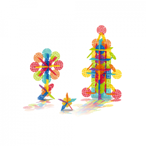 Bufnitel-Set de constructie STEAM - Fulgi de zapada (112 piese) [1]