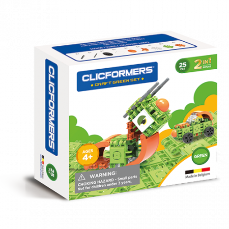 Oktató játékok és játékok - Clics-toys-Set-de-construit-Clicformers-Insecte-30-piese