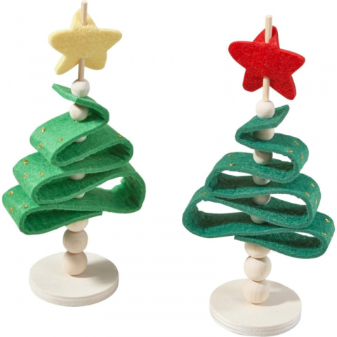 Set de creatie Brad din pasla, 6 buc, Haba [1]