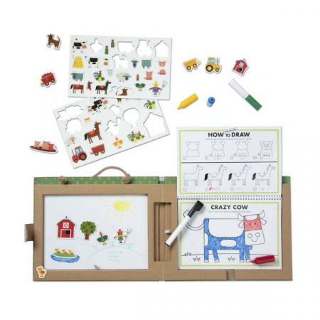 Lucru manual copii - Melissa-Doug-Set-de-creatie-Ferma-vesela