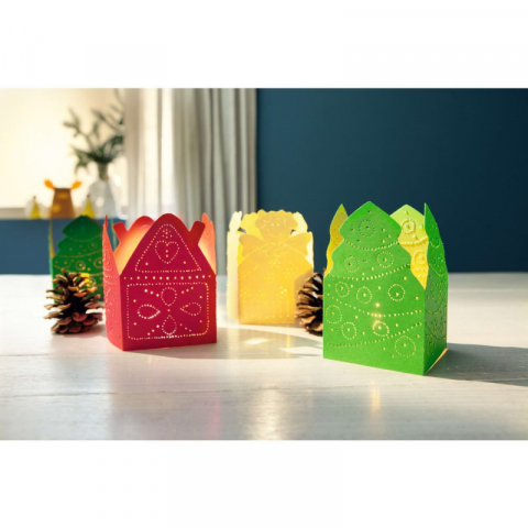 Jucarii 3-5 ani - Haba-Set de creatie Lumini de Craciun, 6 buc, Haba